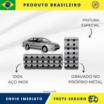 KIT Pedaleira de Carro 100% AÇO INOX modelo do carro Honda Civic 1998 Acima Envio Rápido Brasil