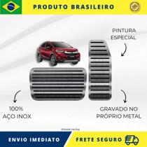 KIT Pedaleira de Carro 100% AÇO INOX modelo do carro Honda WR-V 2016 acima Envio Rápido Brasil