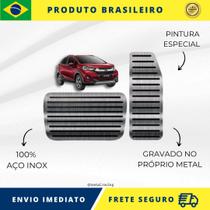 KIT Pedaleira de Carro 100% AÇO INOX modelo do carro Honda WR-V 2017 acima Envio Rápido Brasil