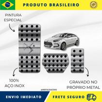 KIT Pedaleira de Carro E Descanso de PÉ 100% AÇO INOX modelo do carro Citroen Ds5 2012 Acima Envio Rápido Brasil