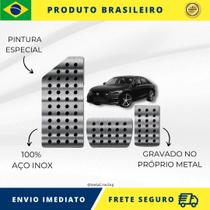 KIT Pedaleira de Carro E Descanso de PÉ 100% AÇO INOX modelo do carro Honda Civic G10 2017 Acima Envio Rápido Brasil