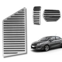 Kit Pedaleira Descanso Aço Inox Citroën C4 Lounge Kit Pedaleira Descanso Aço Inox Citroën C4 Lounge
