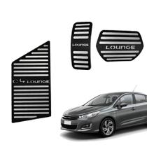 Kit Pedaleira Descanso Black Aço Inox Citroën C4 Lounge Kit Pedaleira Descanso Black Aço Inox Citroën C4 Lounge
