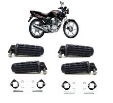 Kit Pedaleiras Dianteira / Traseira Honda Cbx 200 Strada BR-332 BR-333