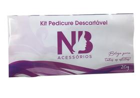 Kit Pedicure Com Bota Plástica /creme /palito /lixa - NB1905 - NB ACESSORIOS