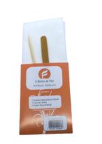 Kit pedicure descartável S/ lixa dos pés básico O Broto de Flor - Pct 100 Kit pedicure descartável S/ lixa dos pés básico O Broto de Flor - Pct 100