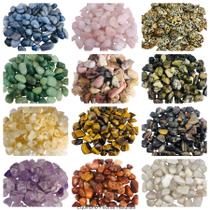 Kit Pedra 1,2kg 12 Tipos Pedras Artesanato Chakras 1-2cm