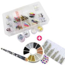 Kit pedrarias 17mil pç unhas joias unhas pega stras 30g caviar Kit pedrarias 17mil pç unhas joias unhas pega stras 30g caviar