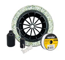 KIT Pedreiro Pneu Maciço Prumo Linha 0,8mm X 100m VONDER