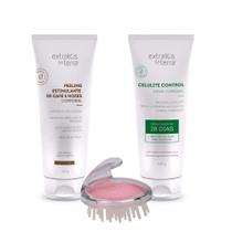 Kit Peeling Café E Nozes + Creme Celulite Control Extratos da Terra