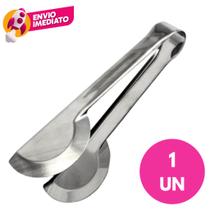Kit Pegador Universal Tipo Pinça 29Cm Em Inox Premium Salada Petiscos Frios Salgado