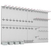 Kit Pegboard WALMANN Metal para armazenamento de ferramentas de garagem na parede