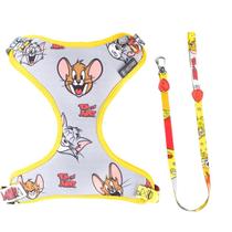 Kit Peitoral Air Tom e Jerry Ajustável para Cães FreeFaro