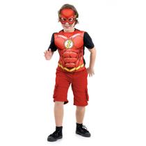 Kit Peitoral Flash Infantil - Liga da Justiça