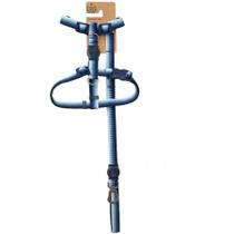 Kit peitoral h e guia degrade azul pequena Kit peitoral h e guia degrade azul pequena