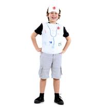 Kit Peitoral Médico Infantil - Profissões - Médico e Cia