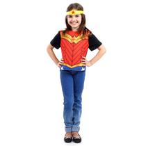 Kit Peitoral Mulher Maravilha Infantil - Liga da Justiça Kit Peitoral Mulher Maravilha Infantil - Liga da Justiça