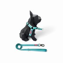 Kit Peitoral Y Antipuxão para cachorros com Guia Maldivas