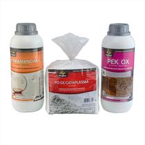 Kit Pek Tiramanchas Pó De Cataplasma Pek Ox Pisoclean