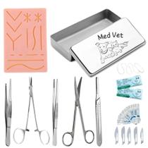 Kit Pele Artificial Tesoura Mayo Pinça