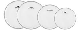 Kit Pele Bateria Resposta 10 12 14 14 Polegadas Antares