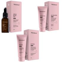 Kit Pele De Boneca Hidrabene 3 Passos Adeus Rugas Com Retinol