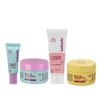 Kit Pele de Porcelana FPS2 Pele de Porcelana Olhos de Gueixa e Creme Pele Plena Kokeshi