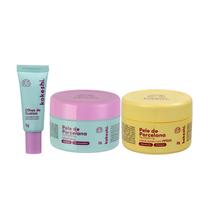Kit Pele de Porcelana FPS20 Pele de Porcelana e Olhos de Gueixa Kokeshi Kit Pele de Porcelana FPS20 Pele de Porcelana e Olhos de Gueixa Kokeshi
