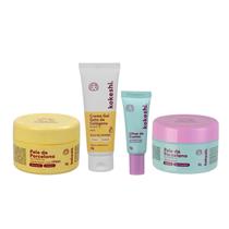 Kit Pele de Porcelana FPS20 Pele de Porcelana Olhos de Gueixa e Creme Gota de Colágeno Kokeshi Kit Pele de Porcelana FPS20 Pele de Porcelana Olhos de Gueixa e Creme Gota de Colágeno Kokeshi