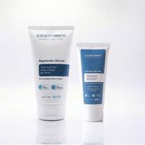 Kit Pele Perfeita Cicatribem Regenerador Dérmico 150g Clareador de Manchas 60g Trata Estrias, Clareia Manchas e Uniformiza a Pele