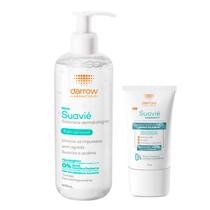 Kit Pele Sensivel Suavie Sabonete + Hidrat. Facial Aquasensi