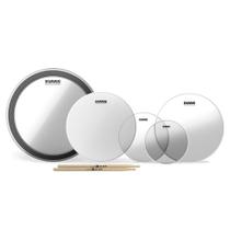 Kit Peles Evans Fusion COMPLETO + EMAD22 + 1 Par Promark 5A