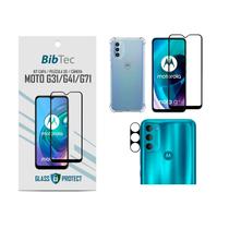 Kit Película 3D + Capa Transparente + Película de Câmera para Motorola MOTO G31/G41/G71 - Xmart