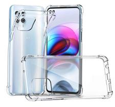 Kit Película 3D + Case Transparente Para Moto G100