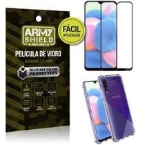 Kit Película 3D Fácil Aplicação Galaxy A30S Película 3D + Capa Anti Impacto - Armyshield