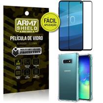 Kit Película 3D Fácil Aplicação Galaxy S10e Película 3D + Capa Anti Impacto - Armyshield