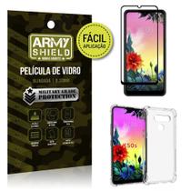 Kit Película 3D Fácil Aplicação LG K50s Película 3D + Capa Anti Impacto - Armyshield