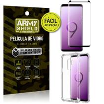 Kit Película 3D Fácil Aplicação Samsung Galaxy S9 Plus Película 3D + Capa Anti Impacto - Armyshield