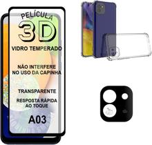 KIT Película 3D Vidro - Capinha Para Samsung A14 - XT Smart