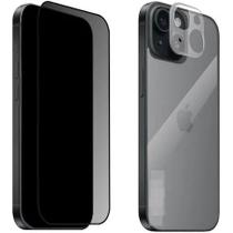 Kit Película 3D Vidro Privacidade + Película Câmera Traseira para Iphone 15
