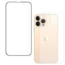Kit Película 5D Cerâmica Frente + Verso Compatível com iPhone 13 Pro Max