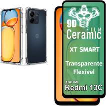 Kit Película 9D Cerâmica Para Xiaomi Redmi 13C + Capinha Case - Genérica