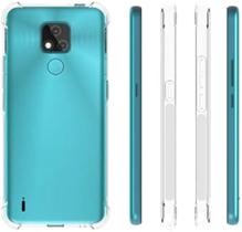 Kit Película 9D de Cerâmica Inquebrável Motorola Moto E7 + Capa Anti Impactos Transparente