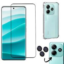 Kit Película Cerâmica Para Redmi Note 14 4G Lente da Câmera Capa Capinha