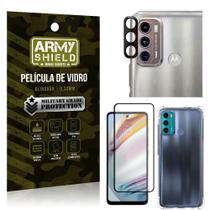 Kit Película De Câmera + Capinha Moto G60 + Película 3D