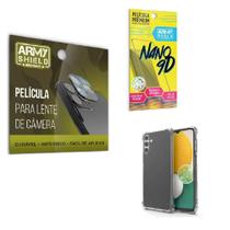 Kit Película De Câmera Samsung A13 5G Com Capinha Anti Shock