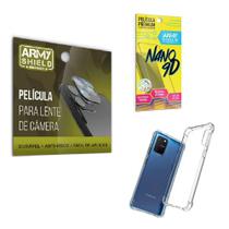 Kit Película De Câmera Samsung S10 Lite Com Capa Anti Shock - Armyshield