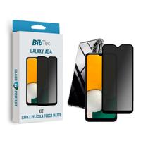 Kit Película de Cerâmica 9D Matte Fosca + Capa Transparente Samsung Galaxy A04