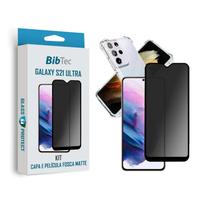 Kit Película de Cerâmica 9D Matte Fosca + Capa Transparente Samsung Galaxy S21 ULTRA - Xmart