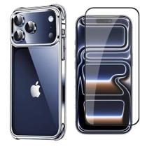 Kit Película De Vidro 3D Para Iphone 17 PRO MAX + Capa Silicone TPU Kit Película De Vidro 3D Para Iphone 17 PRO MAX + Capa Silicone TPU